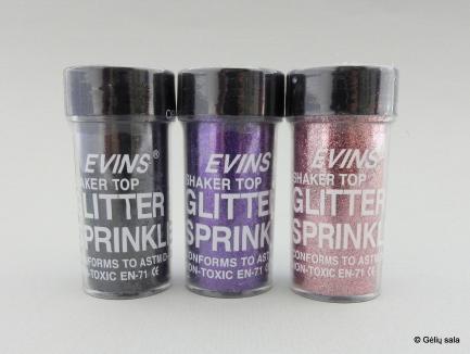 Birūs blizgučiai violetiniai (brokatas)